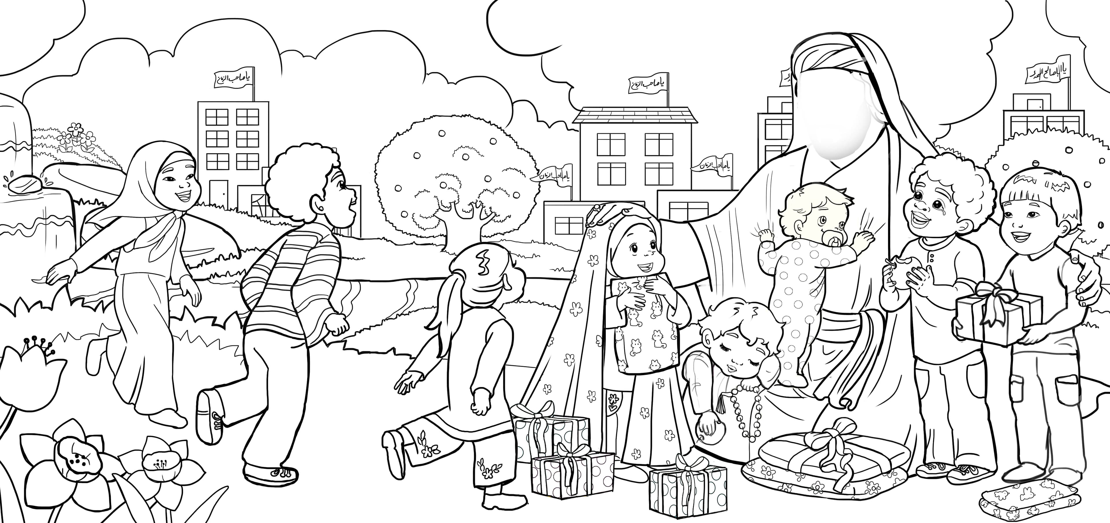 رنگ آمیزی | ظهور امام زمان