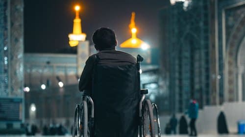 زائر ویلچری