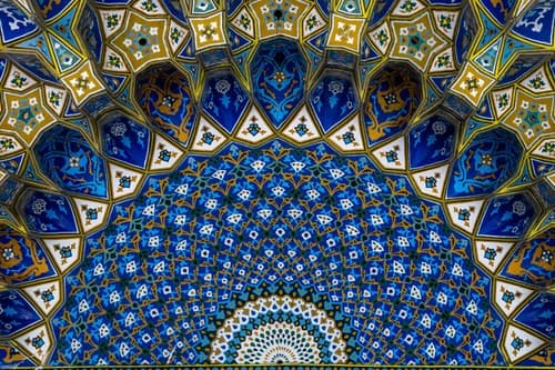 ایوان ورودی شمالی صحن آزادی حرم مطهر رضوی