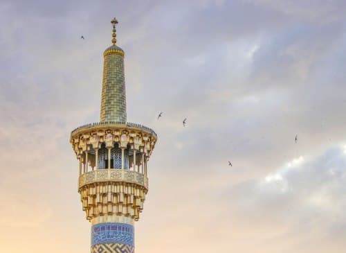 گلدسته حرم مطهر رضوی