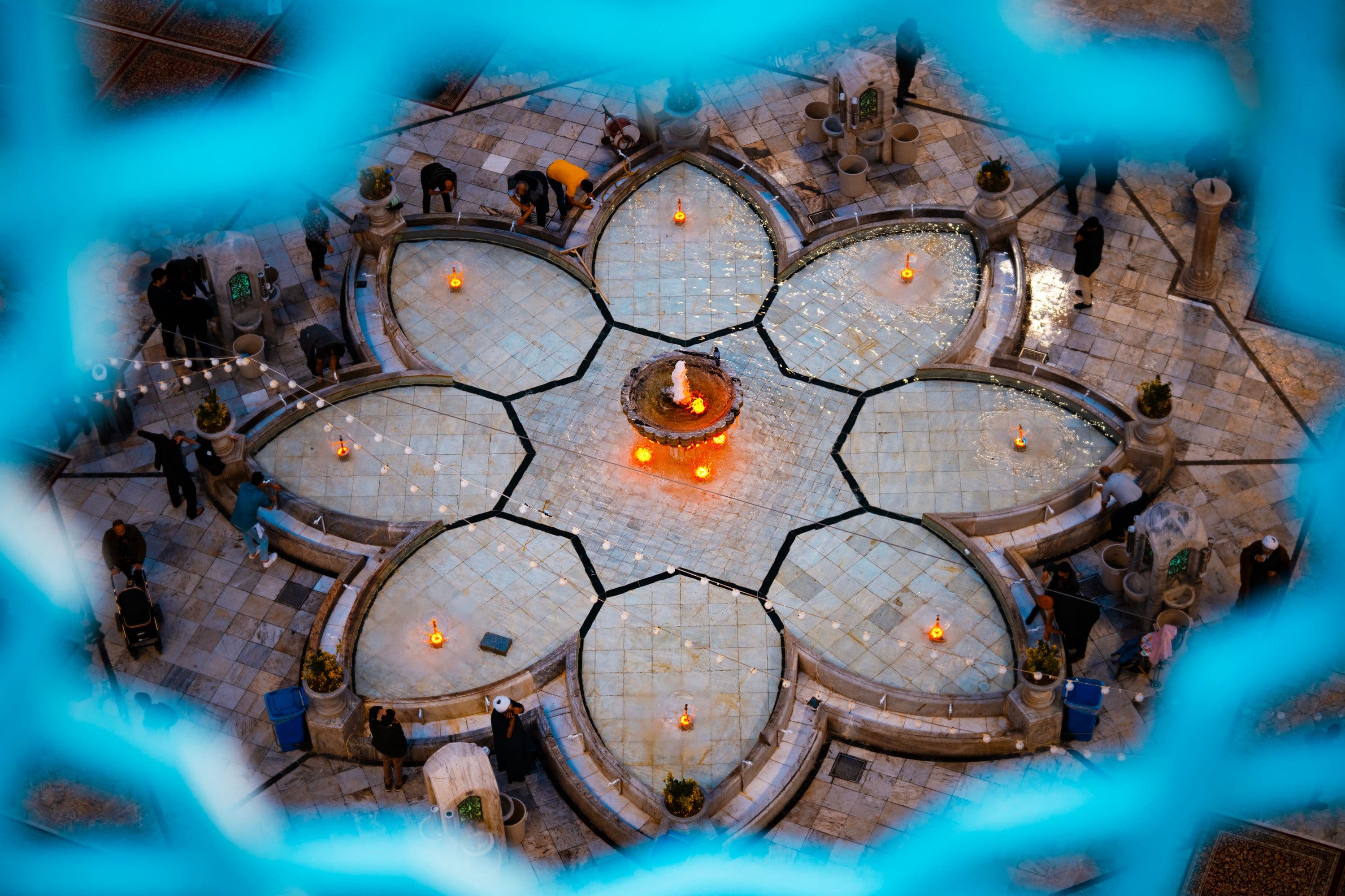 چشم‌انداز زیبای حرم