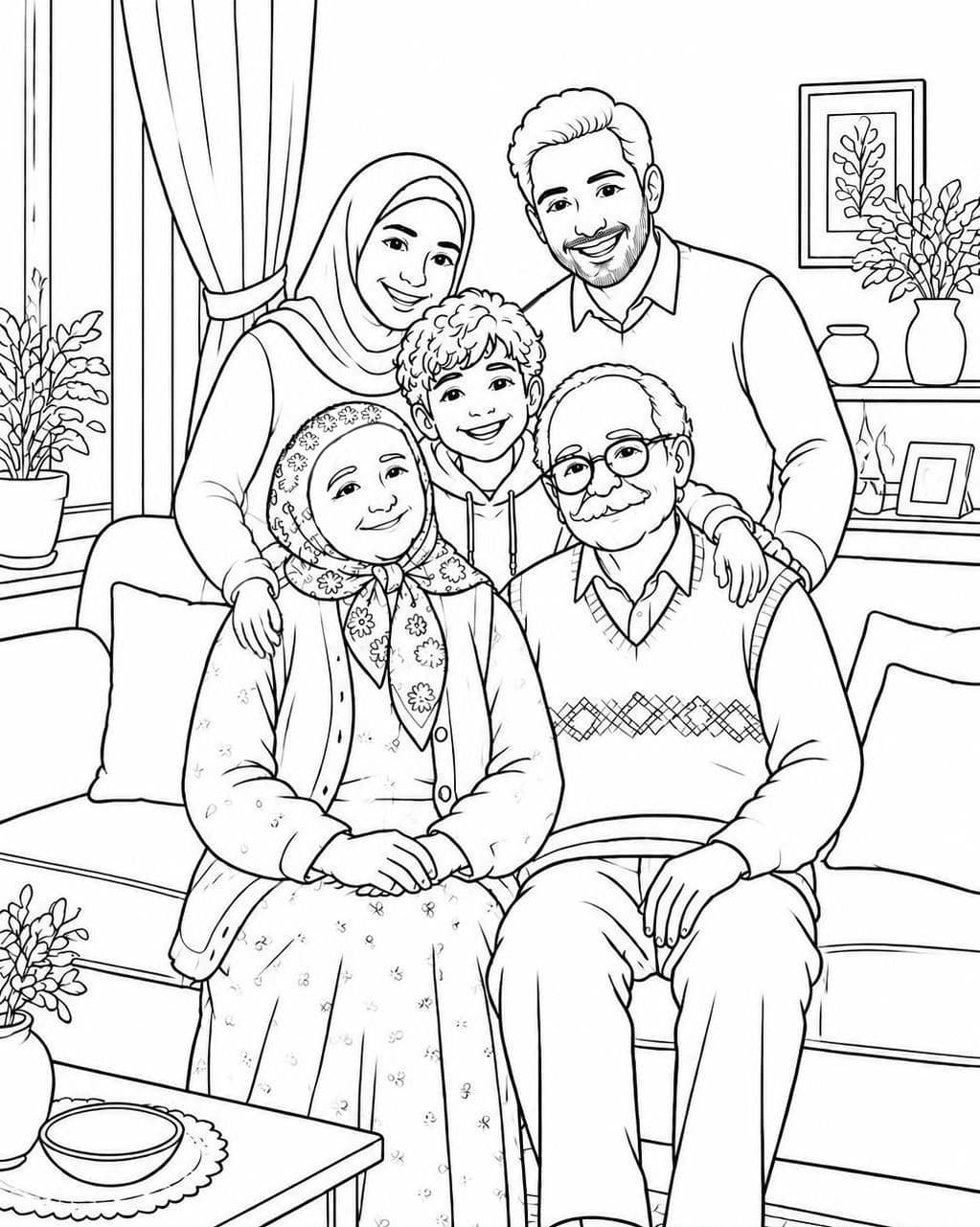 رنگ آمیزی | عکس خانوادگی 
