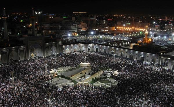 مراسم شب قدر در حرم مطهر رضوی