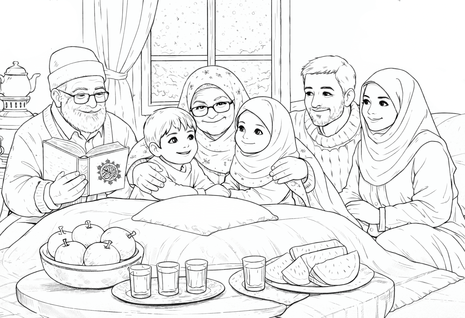 رنگ آمیزی | شب یلدا