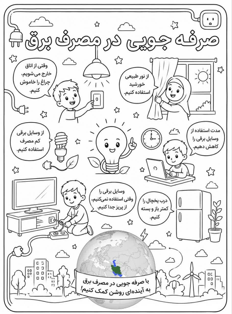رنگ آمیزی | صرفه جویی در مصرف برق