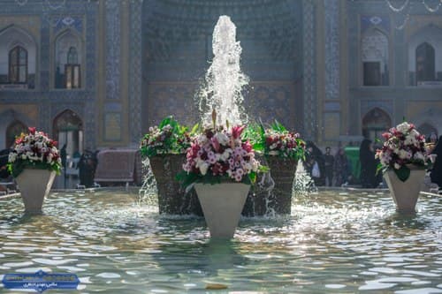 حرم آرایی در اعیاد شعبانیه