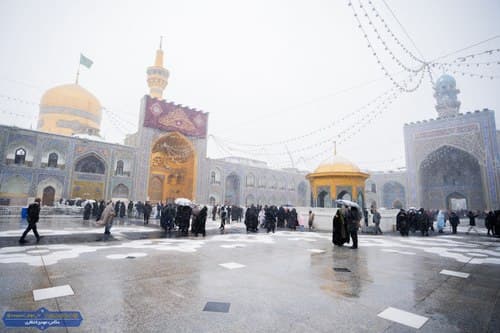 مجموعه عکس | دانه های برف حرم...