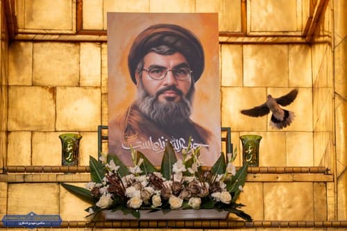 تصویر رهبران مقاومت در ایوان طلا