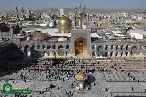 جلوه های هنری حرم| صحن انقلاب