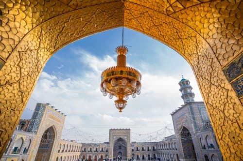 نگاهی به آسمان از دل حرم