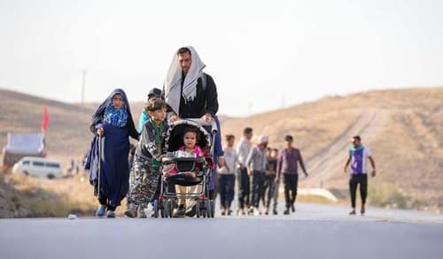 منتخب عکس | زائران پیاده رضوی