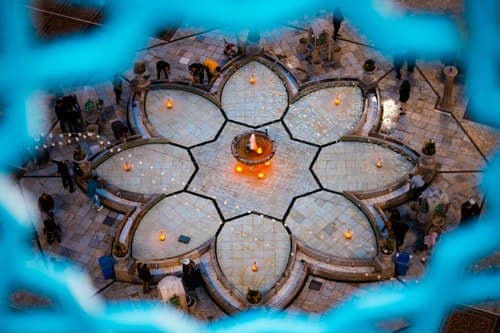 چشم‌انداز زیبای حرم