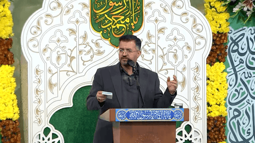 بنوش باده مستانه ای ز جام نبی(ص)