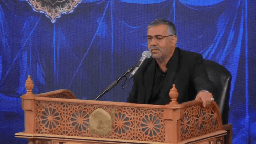 گوشه ی خیمه تنهایی خود می سوزم