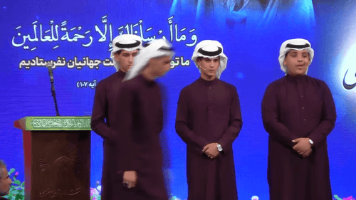 سرود عربی در وصف پیامبر اکرم (ص)