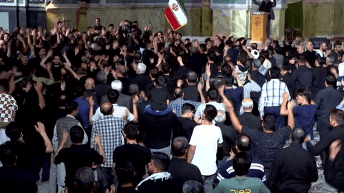 اجرای دو دمه توسط عزاداران رضوی