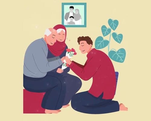 احسان به والدین