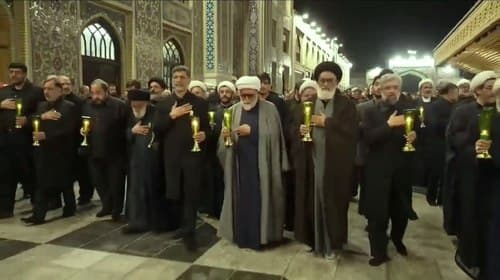 گوشه ای از مراسم آیین شام غریبان