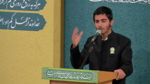 بیا سبقت بگیر از خلق، با رنگ خدا اینجا