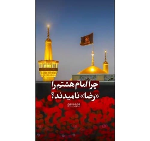 چرا به امام هشتم علیه السلام ((رضا)) میگن؟