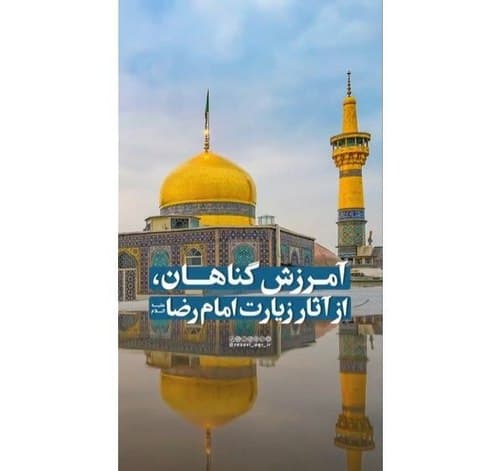 برکت زیارت امام هشتم(ع) | آمرزش گناهان 