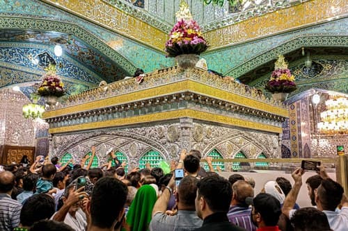 ضریح حرم امام رضا علیہ السلام