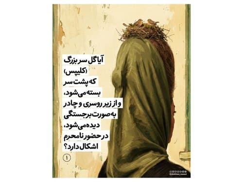 احکام بانوان |  گل سر بزرگ (کلیپس)
