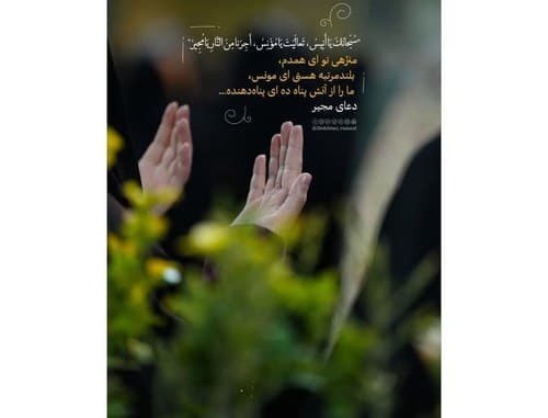 فرازی از دعای مجیر 