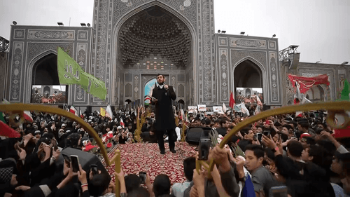 زیر سایه ی پرچم حریم تو