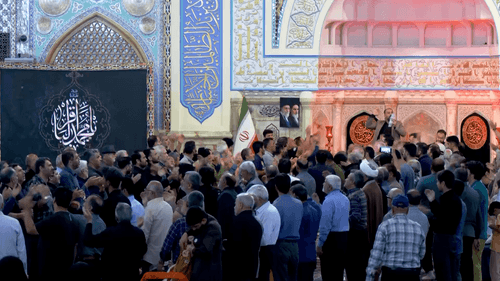 جان‌فدای ایرانیم، پای رهبر می‌مانیم