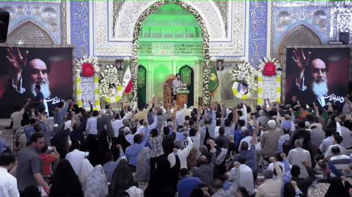 خیل ملک آمده از عرش معلی
