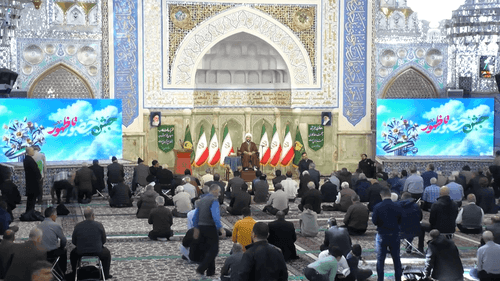 باظهور امام زمان(عج) حق فراگیر و پیروز می شود