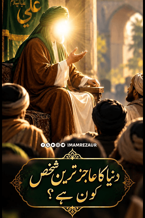 عاجزترین شخص کون ہے؟!