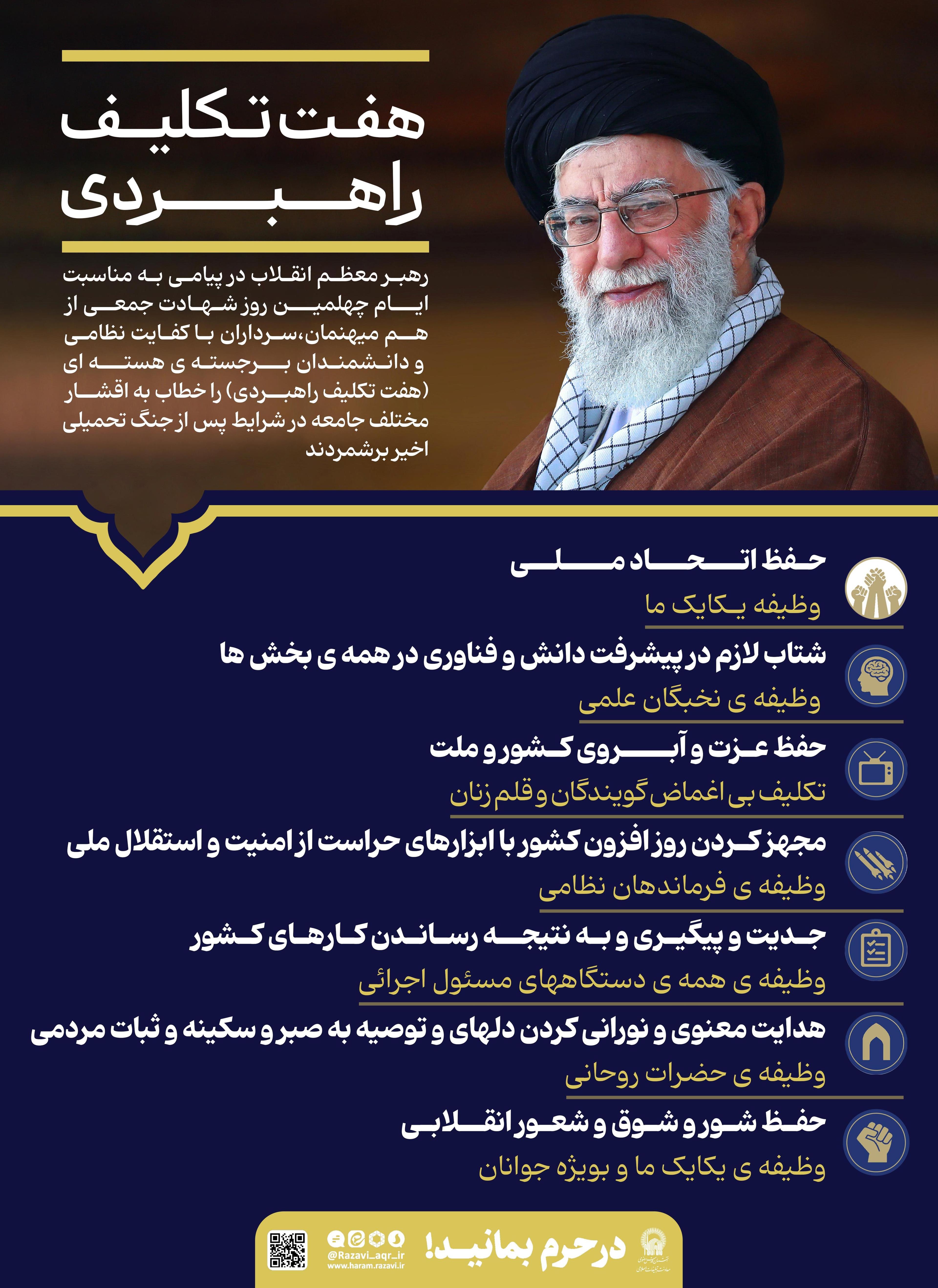 پوستر | هفت تکلیف راهبردی