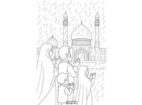 رنگ آمیزی | نماز طلب باران