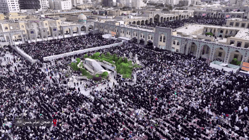 حرم رضوی جلوه‌ی مناجات و بندگی