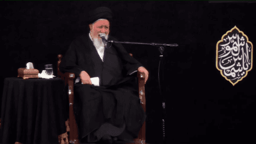 شهادت نامه خوانی آیت الله علم الهدی