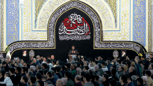 دارد وصیت می کند زهرا به حیدر