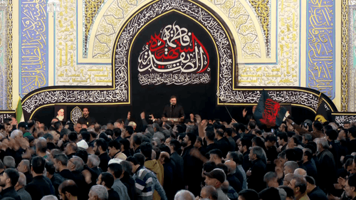 دارد وصیت می کند زهرا به حیدر