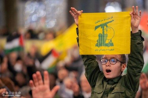 مراسم وداع با پیکر رهبران مقاومت