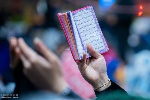مراسم احیاء در حرم مطهر رضوی