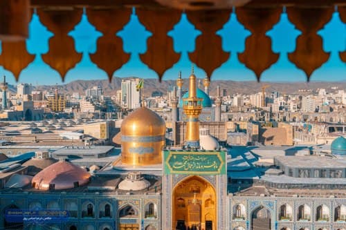 کتیبه آرایی حرم | ولادت پیامبر اکرم